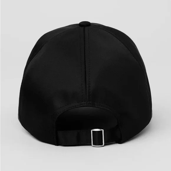 ALO Yoga Satin Off-Duty Cap - Black - Picture 5 of 10